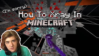 How To X-Ray In Minecraft (sorry) | #Shorts​