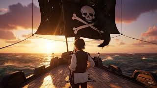 The Pirate Ship Sets Sail – A Young Captain’s Dream Begins"