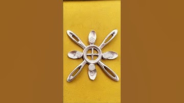 How I Made This Beautiful Design with Simple Metal Casting Technique