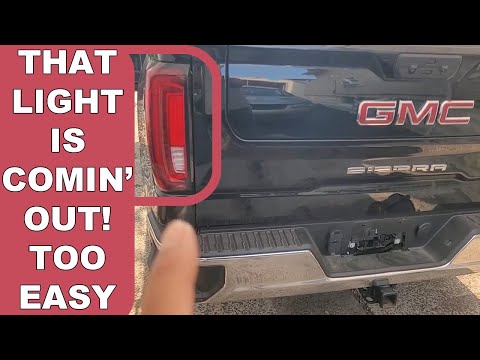 Remove / replace 2022–2026 GMC Sierra tail lights