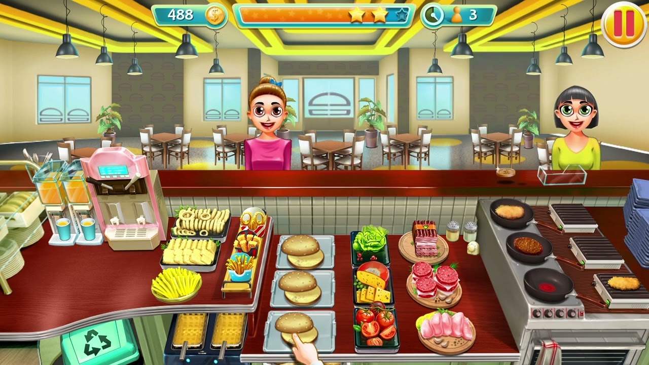 Burger Chef Tycoon - Gameplay clip on Xbox Series X 