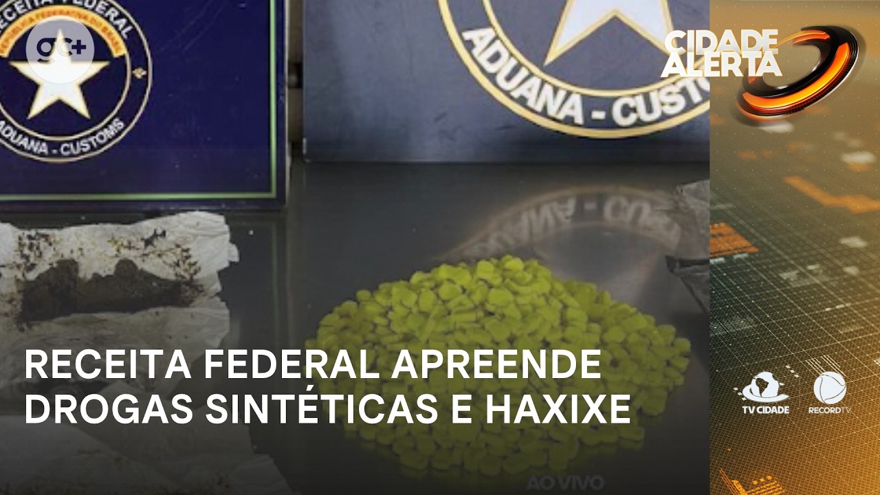 Receita Federal apreende drogas sintéticas e haxixie em encomendas postais | Cidade Alerta CE
