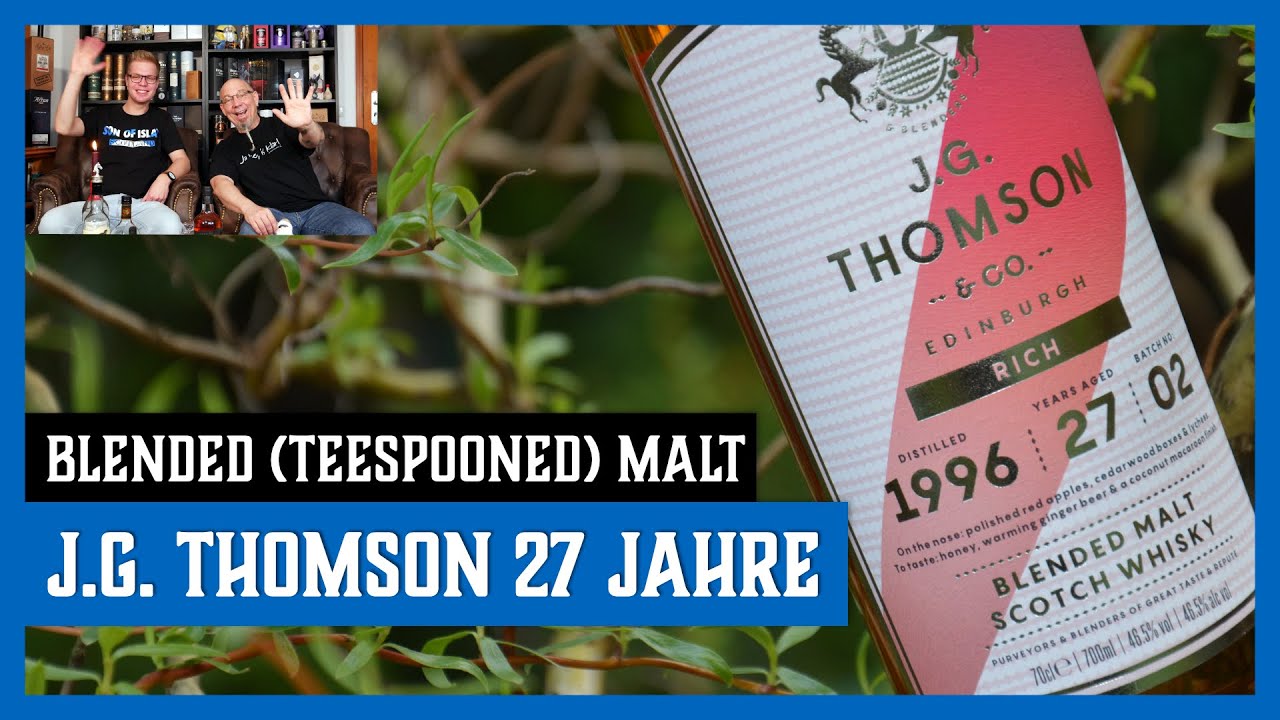 J.G. Thomson Blended Malt 27 Jahre | Whisky Plausch Tastingvideo