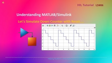 Simulation of a Down Counter with Reset || MATLAB/Simulink || LD-06 || Part-1