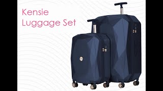 kensie Luggage Set - kensie 3 Piece Luggage Set