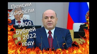 Михаил Мишустин: Пенсии россиян за 2022 год выросли в среднем на 3 тысячи руб