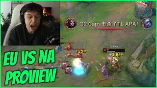 Caedrel Reacts To CAPS VS APA Matchup (Tracking The Pros)