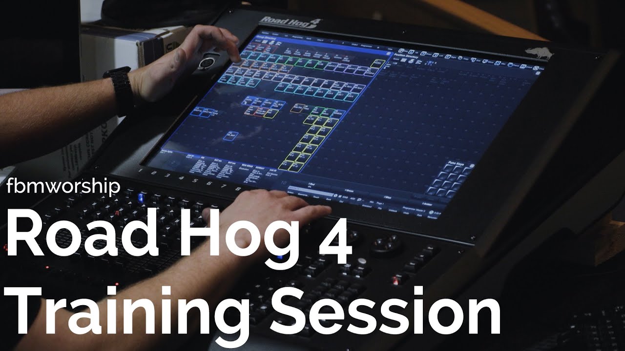 Road Hog 4 Lighting Console Training - YouTube