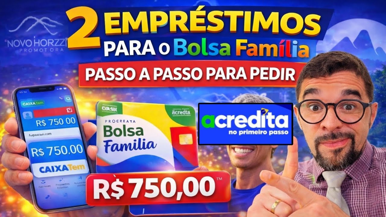 2 EMPRÉSTIMOS PARA VOCÊ DO BOLSA FAMÍLIA! PASSO A PASSO PARA PEDIR O SEU! 