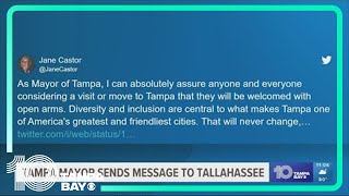 Tampa mayor: Everyone 'welcomed with open arms' amid new laws condemned by LGBTQ+ community, travel