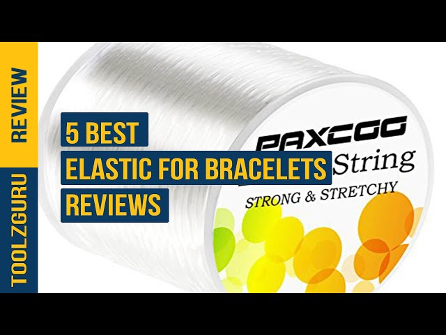 Best elastic bracelet knot - for thicker elastic cord 1mm and up 