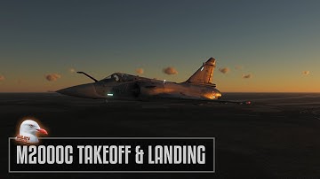 DCS World : Mirage M2000C Takeoff & Landing Tutorial