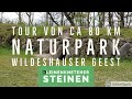 Tour von 80 KM nach Naturpark Wildeshauser Geest. Ziel ist, Die Kleinenknetener Steine