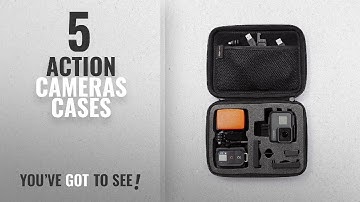 Top 10 Action Cameras Cases [2018]: AmazonBasics GoPro Carrying Case - Small