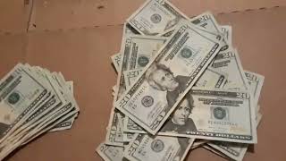 ASMR Money Counting - What Saving $20 USD A Day Looks Like - Saving Inspiration! Day 39 $780.00 USD!