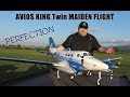 Avios KingTwin Turboprop Executive RC Airplane 1700mm BIG Scale PNF Maiden flight