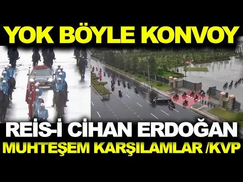 ERDOĞAN'IN YEMİN TÖRENİNE EFSANE GİRİŞLERİ - /KVP/KONVOY
