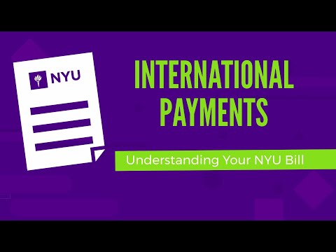 International Payments | Understanding Your NYU Bill