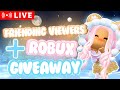 🔴 LIVE! FRIENDING VIEWERS + ROBUX GIVEAWAY