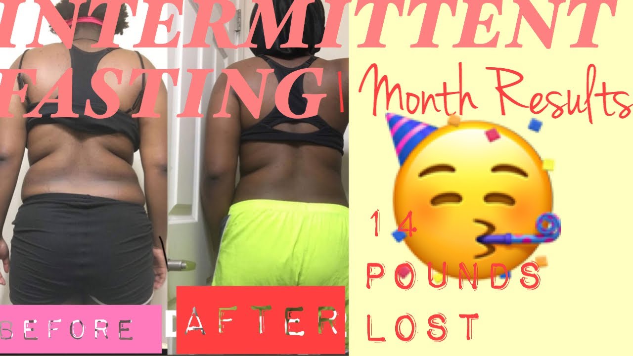 Doing INTERMITTENT FASTING for 1 MONTH// results, how much weight I ...