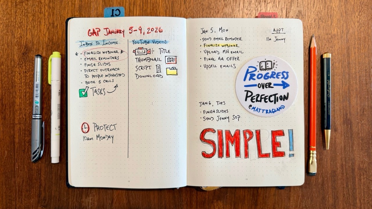 A Simple, Minimalist Bullet Journal Setup for 2026