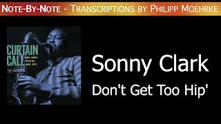 Note-Sonny-Note: Sonny Clark -Don't get to hip'