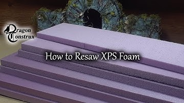 How to Resaw XPS foam with a BAND SAW!  Building Terrain Material for Dungeons & Dragons, Warhammer,