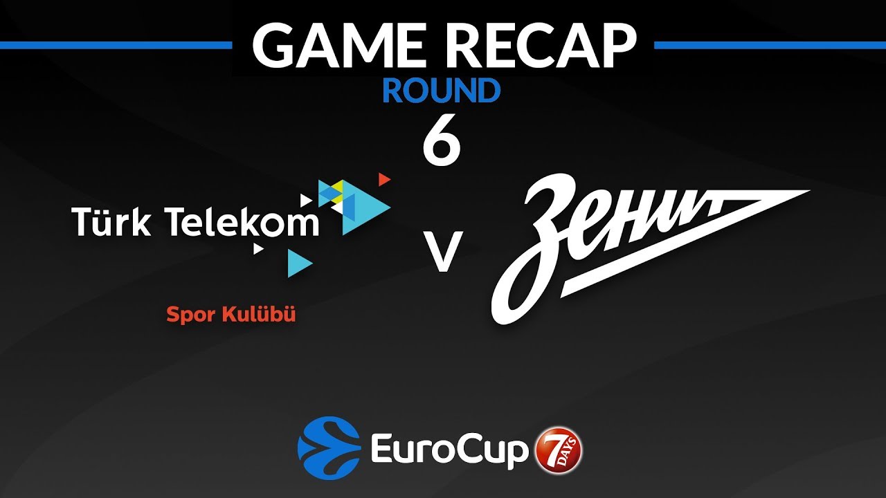 Highlights Turk Telekom Ankara Zenit St Petersburg Youtube