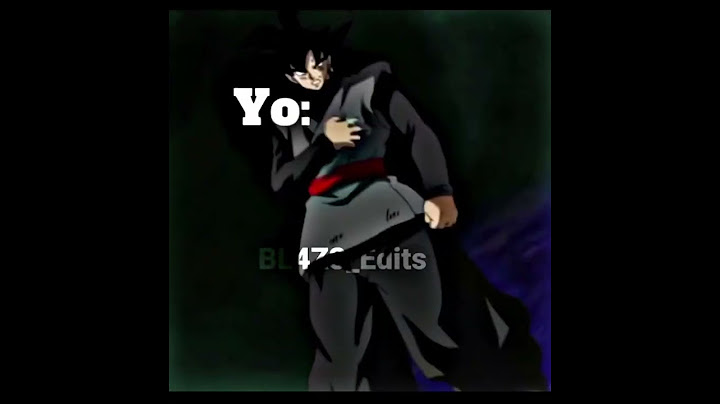 Goku black edit sad
