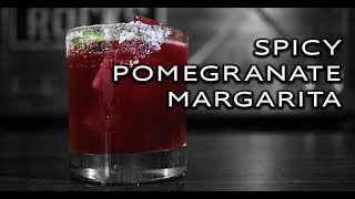 Spicy Pomegranate Margarita | Easy Margarita Recipes | Booze On The Rocks