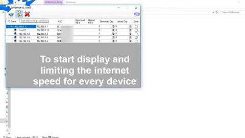 How to Control internet speed for every device connected to the router by using Selfish net ?!