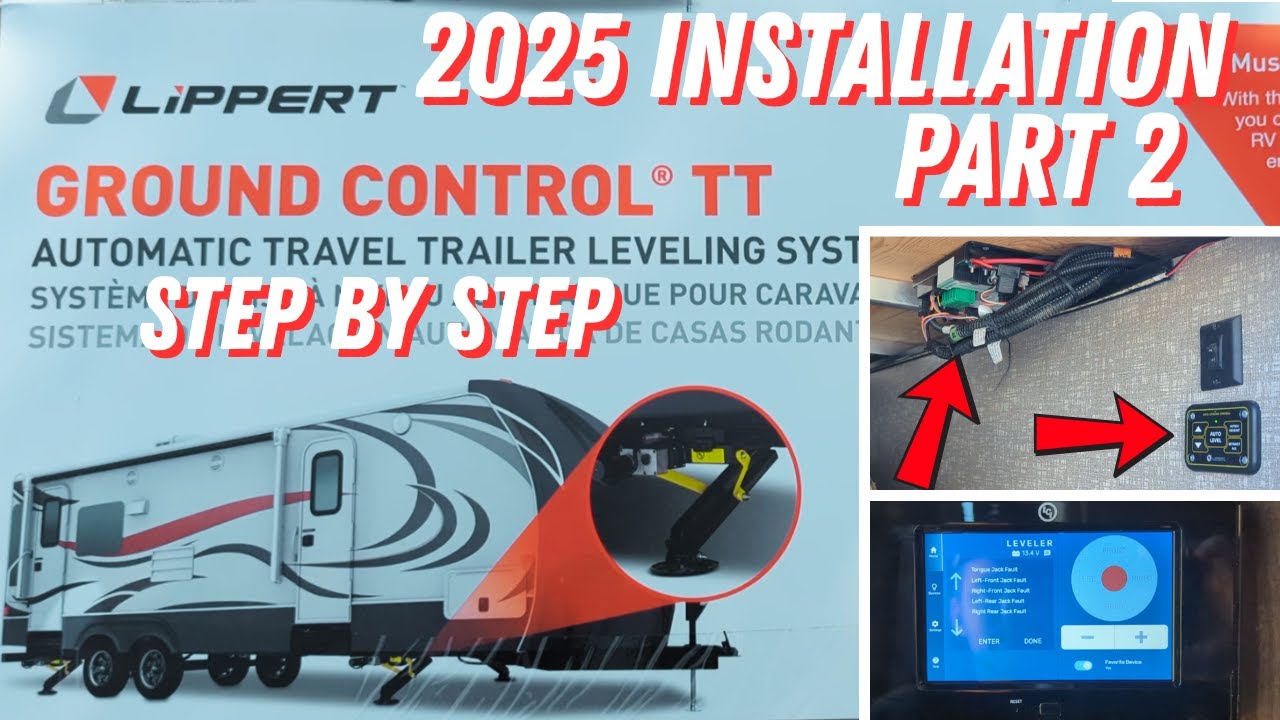 Установка комплекта для выравнивания Lippert Ground Control TT 2025, часть 2 — всё, что вам нужно...