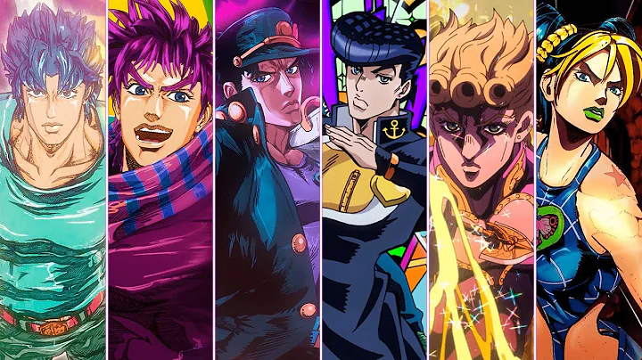JoJo&#039;s Bizarre Adventure All openings without SFX (part 1-6)