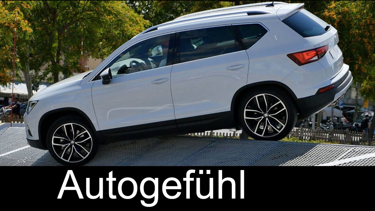 vague Seat Ateca offroad obstacle driving course climbing/tilting/HDC - Autogefühl