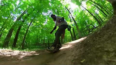 Trial Rip: Onewheel trial riding through Idlewild ...