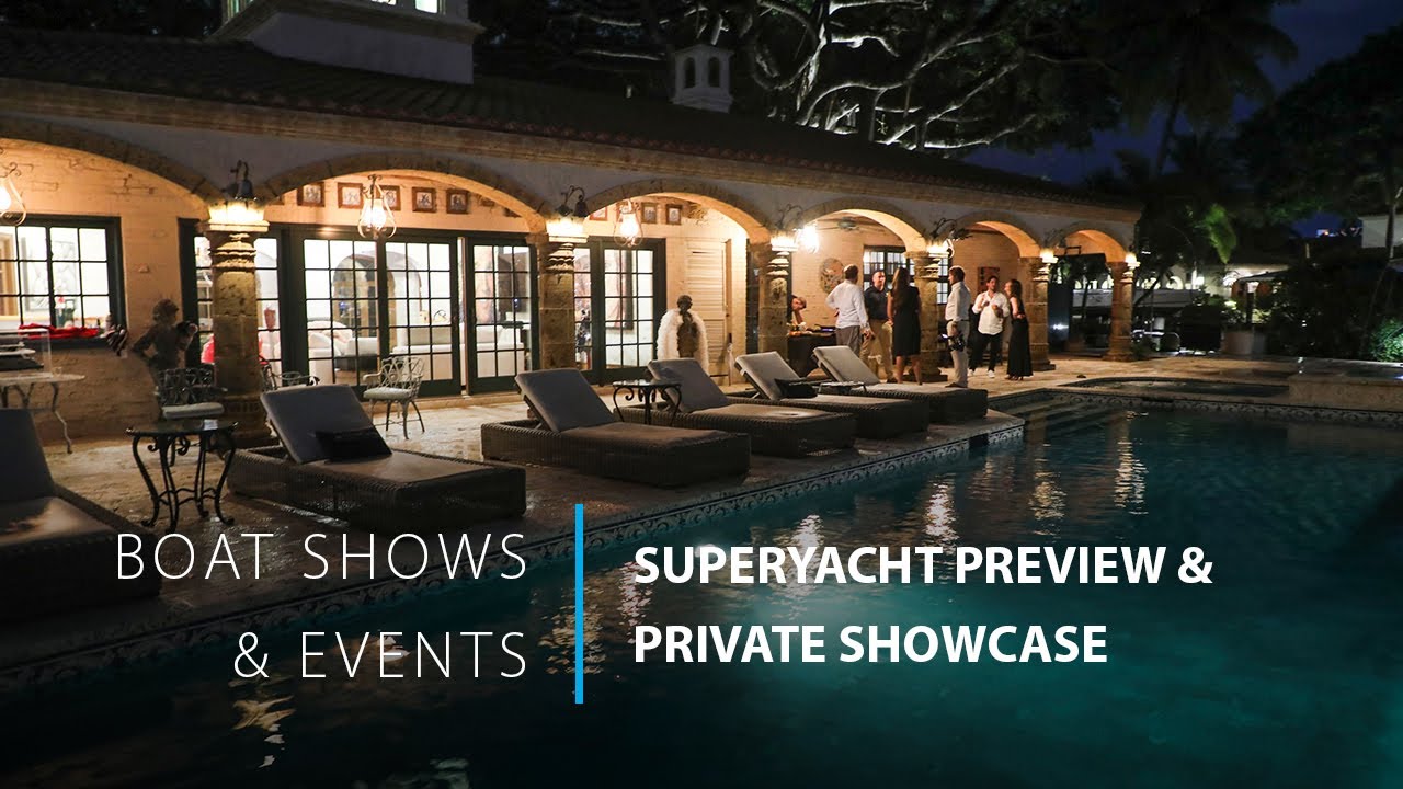 ⁣Sunreef Yachts private cocktail reception