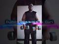 Dumbbell reverse curl set 1 12 repetitions 💪🏻Berat dumbbell disesuaikan dengan kekuatan otot maksima