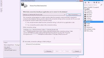 How to add ADO.NET Entity Data Model in MVC4
