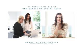 Personal branding photography behind the scenes