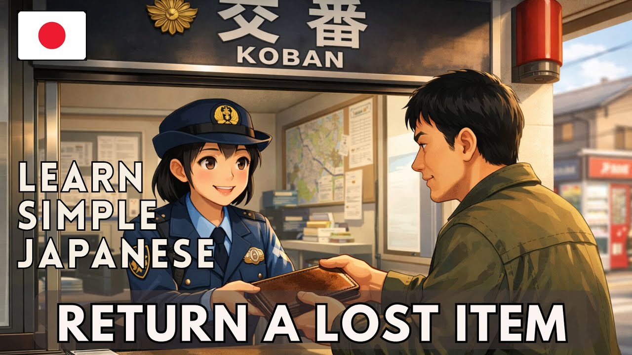 A Lost Item's Return | 2 MIN Listening Practice (N5-N4)