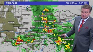 Dfw Weather | Thunderstorms Hitting Dfw Early Thursday Morning, 14 Day Forecast