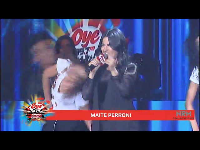 MAITE PERRONI EL PADRE DE TODOS LOS EVENTOS 2018 OYE 89.7 FM class=