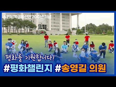 평화챌린지 (feat. 송영길 의원)