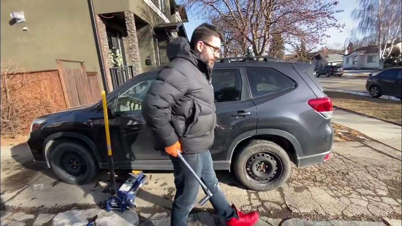 How to Rotate your Tires on a Subaru - YouTube