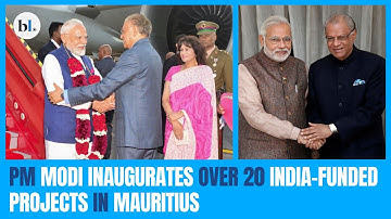 PM Modi inaugurates over 20 India-funded projects in Mauritius