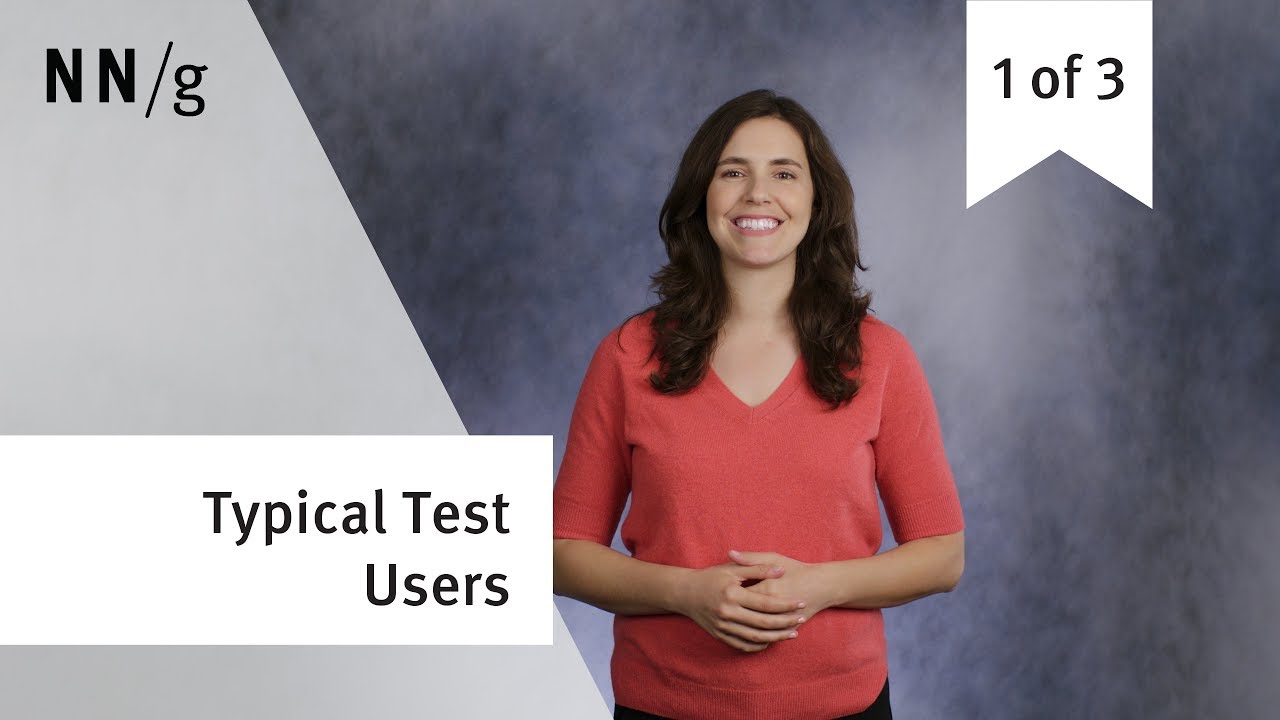 1st Pillar of Usability Testing: Typical Users (video 1 of 3)