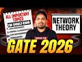 ALL Important TOPICS you should KNOW | Network Theory | GATE 2026 | By Bhima Shankar Sir