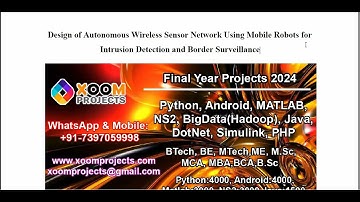 Design of Autonomous Wireless Sensor Network Using Mobile Robots for Intrusion Detection and Border