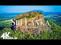 FLYING OVER SRI LANKA (4K UHD) - Relaxing Music Along With Beautiful Nature Videos - 4K TV