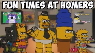 FUN TIMES AT HOMERS | ALTERNATE CHARACTERS + MINIGAMES + SECRET CHARACTERS + CUSTOM NIGHTS = AWESOME